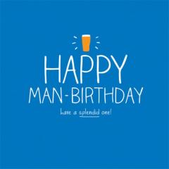 Felicitare - Happy Man-Birthday Pigment Productions