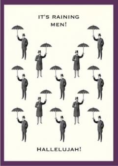 Felicitare - It's raining men Pigment Productions