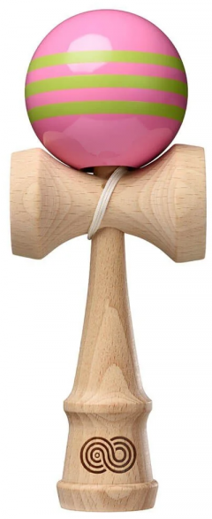 Kendama - Kaizen Triple Stripe - Roz si Verde