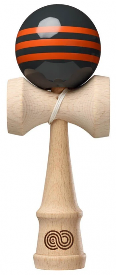Kendama - Kaizen Triple Stripe - Negru si Portocaliu