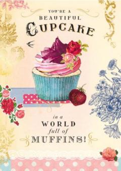 Felicitare - You're a beautiful cupcake Pigment Productions