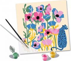 Set pictura pe numere - Maci colorati