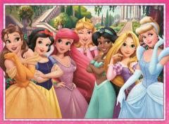 Puzzle Viata de basm a printeselor Disney, 100 piese