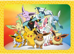 Puzzle de podea Pokemon, 125 piese