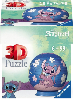 Puzzle 3D - Bila Disney Stitch Angel,  54 piese