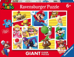Puzzle de podea - Super Mario, 125 piese