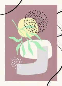 Set pictura pe numere - Forme abstracte