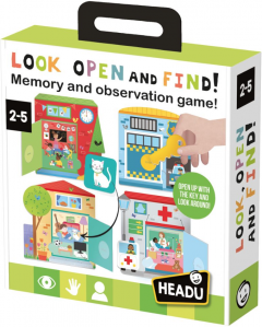 Joc - Montessori - Observa deschide si gaseste