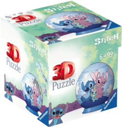 Puzzle 3D - Bila Stitch and Angel,54 piese