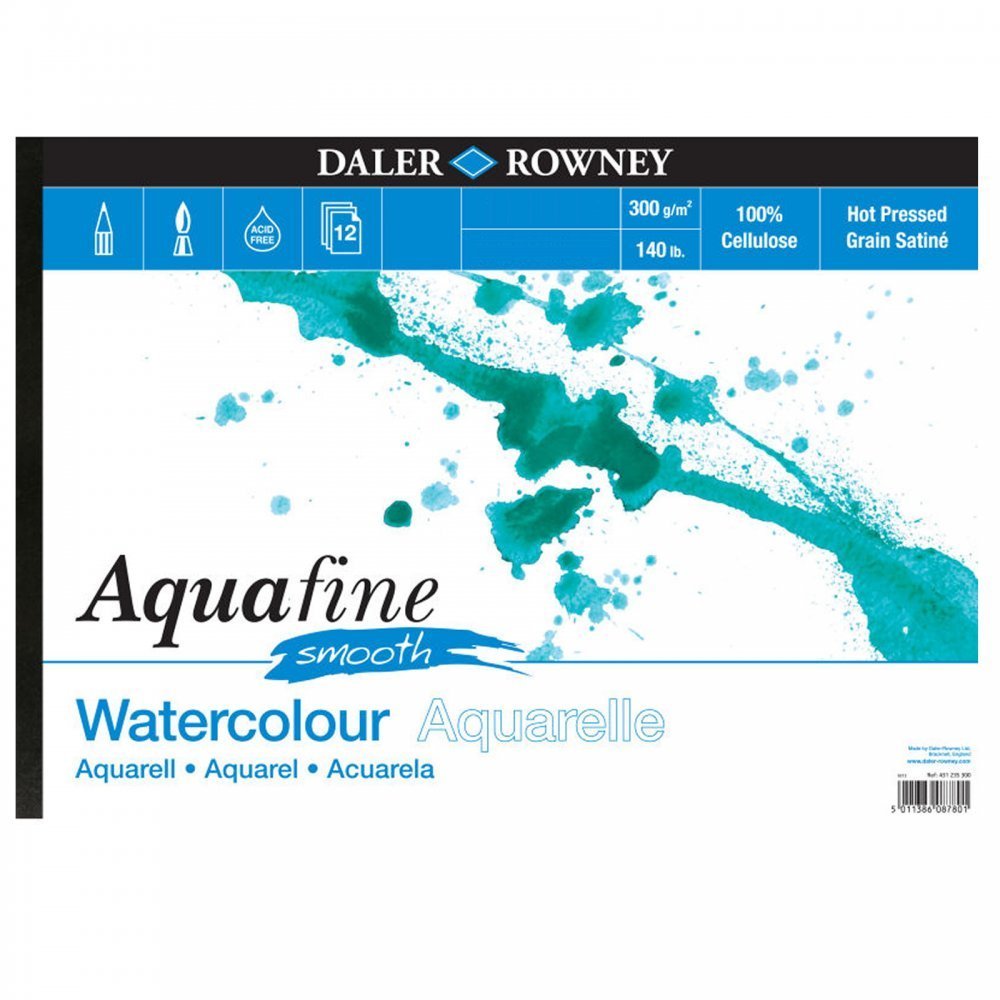 Bloc de desen - Aquafine Pad A4 Daler Rowney