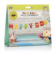 Ghirlanda luminite - Happy Birthday