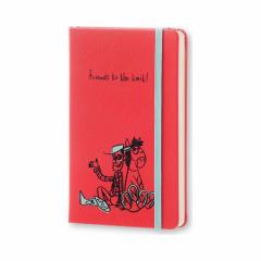 Moleskine Plain Notebook - Toy Story - Limited Edition Geranium Red Pocket