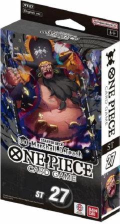 One Piece - Card Game Starter Deck - Black, Marshall.D.Teach ST-27 (Engleza)