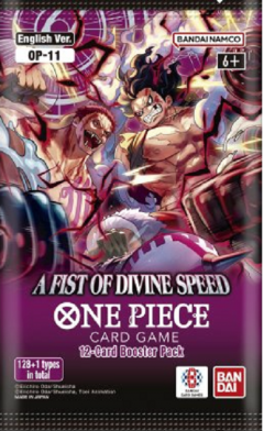 One Piece - Card Game OP11 Booster - A Fist Of Divine Speed ( Engleza)
