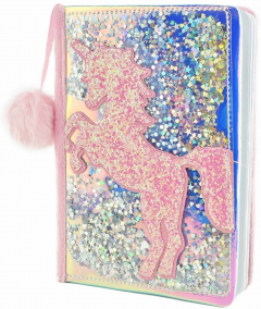 Jurnal cu sclipici - Unicorn