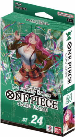 One Piece - Card Game Starter Deck - Green, Jewelry Bonney ST-24 (Engleza)
