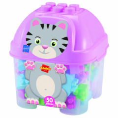 Set constructie 50 piese - Pisica