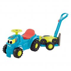 Set tractor Ride cu remorca si cositoare