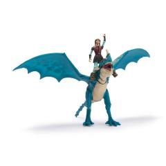 Figurina - Dragon Deadly Nadder si Viking Astrid 