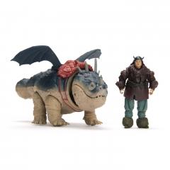 Figurina - Dragon Gronckle si Viking Fishlegs