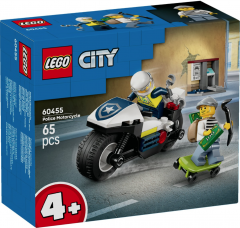 LEGO City - Urmarire cu Motocicleta de Politie (60455)
