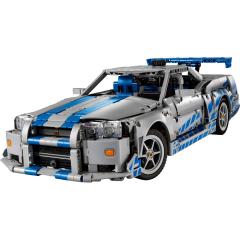 LEGO Technic - Masina Nissan Skyline GT-R (R34) din Mai furios, mai iute (42210)