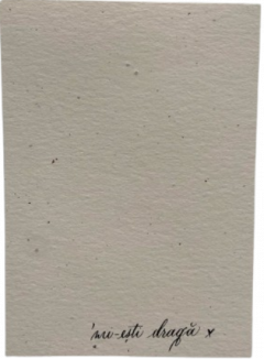 Felicitare caligrafiata - Mi-esti draga