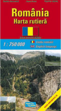 Harta rutiera Romania