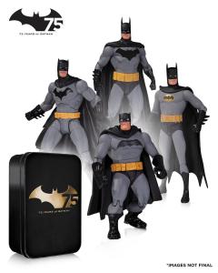 Set 4 Figurine - Batman 75th Anniversary 