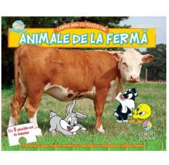 Cartea mea cu puzzle-uri - Animale de la ferma 