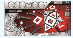 Joc Geomag - Panels black & white - 104 piese
