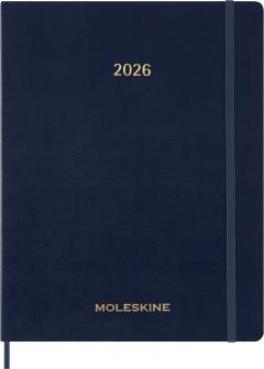 Agenda 2026 Moleskine 13-Month Essential Weekly - XXL, Softcover (Blue)