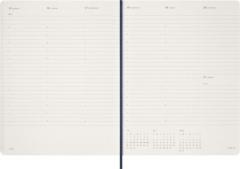 Agenda 2026 Moleskine 13-Month Essential Weekly - XXL, Softcover (Blue)