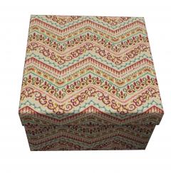 Cutie pentru cadou - Nina Campbell Floral Zig Zag - Mare Penny Kennedy