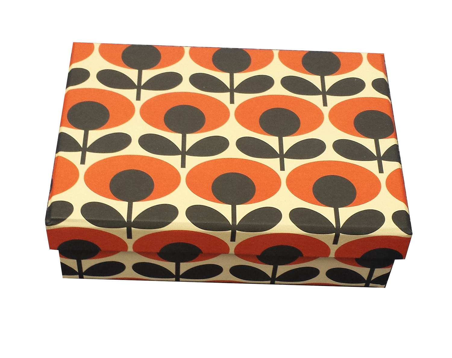 Cutie pentru cadou - Orla Kiely Multi Flower Oval - Mica Penny Kennedy