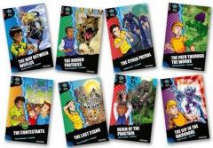 Coperta cărții Project X Alien Adventures: Dark Blue Book Band, Oxford Levels 15-16: Dark Blue Book Band, Mixed Pack of 8