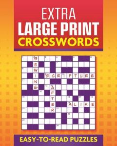 Coperta cărții Extra Large Print Crosswords