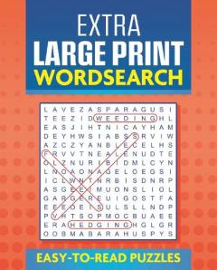 Coperta cărții Extra Large Print Wordsearch