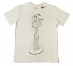 Tricou pentru barbati - Teapa Paula Rusu, culoarea alb, marimea XL