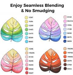 Set 200 markere - Dual Tips & Chisel