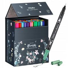 Set 100 markere - Brush & Fineliner - Multicolor