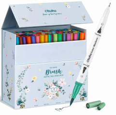 Set 120 markere - Brush & Fineliner