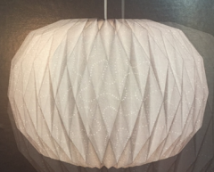 Abajur din hartie-Oval Ajoure