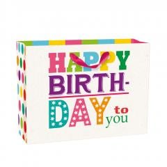 Punga mare pentru cadouri - Happy Birthday Legami
