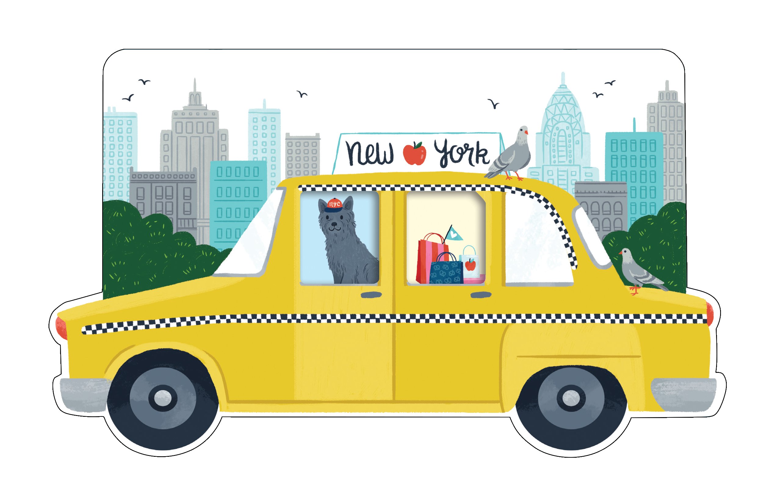 Post-it - New York City Taxi Shaped Galison