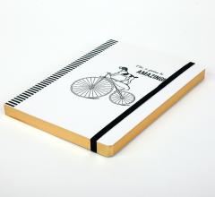 Carnet - Alice Scott Vintage Prints Cycling Dog Galison