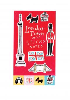 Mini Sticky Notes - London Town