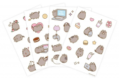 Set 60 stickere - Pusheen - Reusable