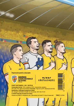 Caiet dictando A5 (48 file) - BD Imn National x Mihai I. Grajdeanu