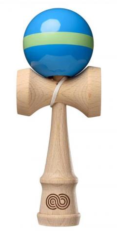Kendama - Kaizen Single Stripe - Bleu si Verde